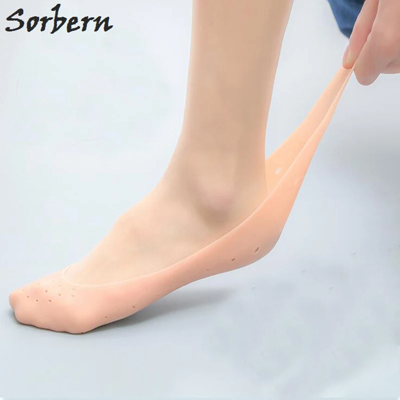 Nude Full Pad Sorbern, сексуальные гелевые балетки на каблуке, защита от мозолей, средство для ухода за ногами, мягкая остроконечная подкладка для балетных туфель - Цвет: Nude Full Pad