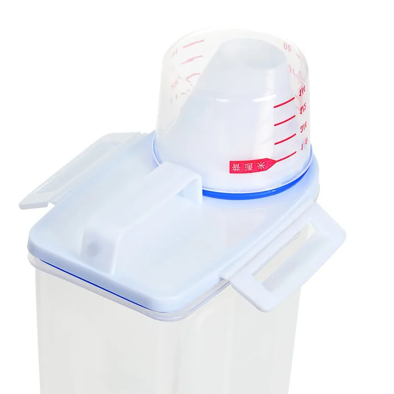 Коробка для хранения стирального порошка крышка бытовая коробка продуктов банки