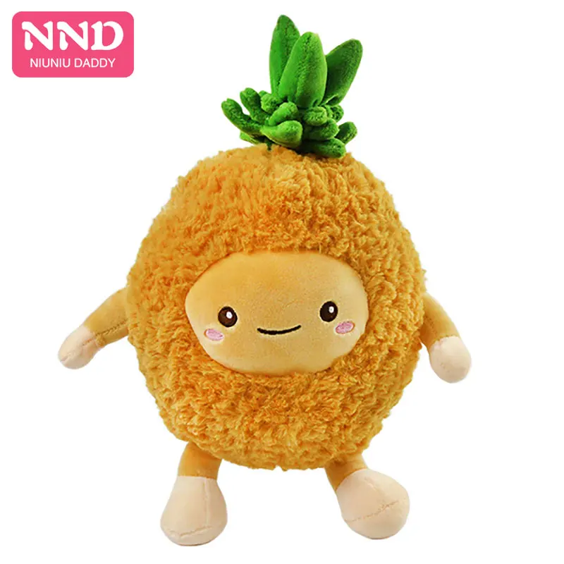 Pineapple Niuniu папа фрукты серии Плюшевые игрушечные растения Kawaii мультфильм милые мягкие куклы авокадо подушки для мальчиков и девочек подушки для детей - Color: Pineapple