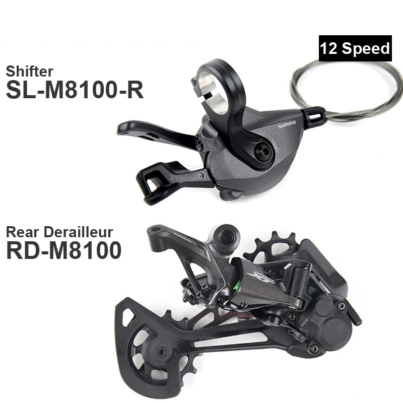 Задний переключатель передач SHIMANO DEORE XT M8100 12 В для горных велосипедов 1x12 speed SL + RD с