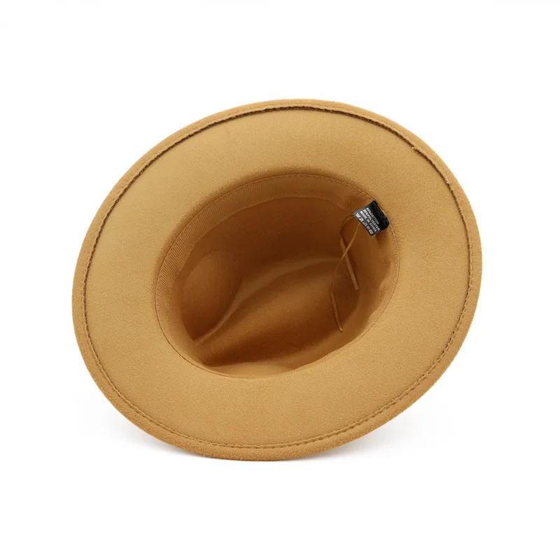 2019 осенняя и зимняя одноцветная шляпа с полями для путешествий федора джаз