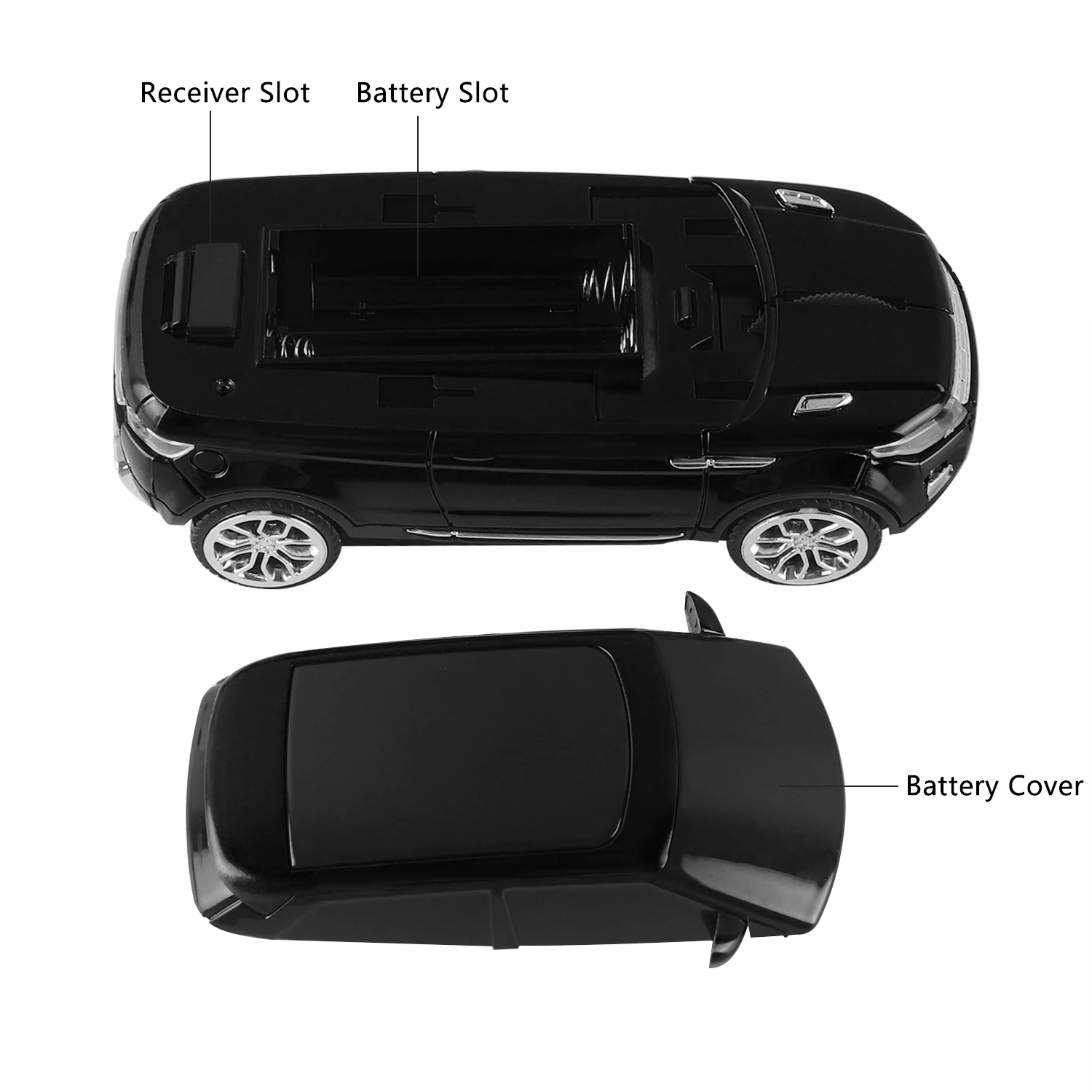 Chyi Беспроводной Мышь эргономичный 2.4 ГГц 1600 Точек на дюйм Range Rover Grand Evoque