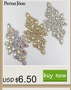 19*7 см DIY Кристалл Аппликация Стразы-патчи украшения для свадебного платья Аксессуары для пошива одежды YH Z003