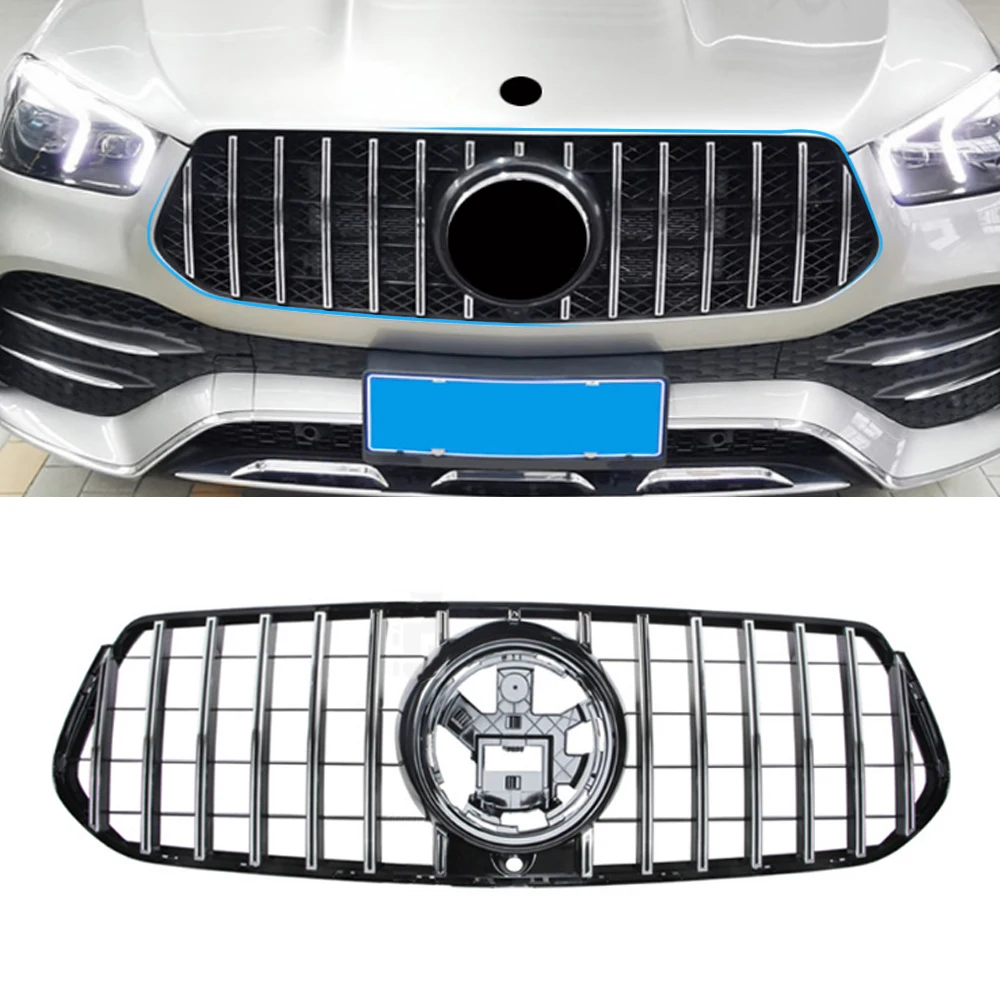 

Автомобильные аксессуары, передняя решетка, средняя сетка, решетки в сборе, рамка, крышка, украшение для Mercedes-Benz GLE-Class W167 V167 2019-2021