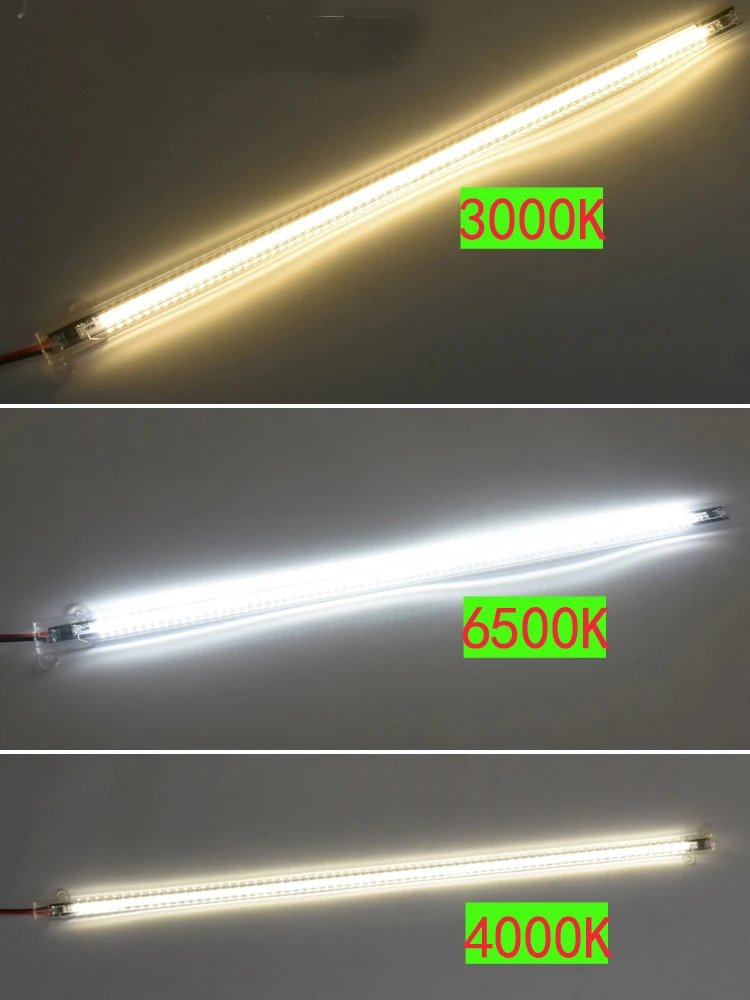 AC220V SMD2835 адвокатского сословия СИД светильник жесткий luces Светодиодные ленты 0,3 м 0,4 м 0,5 м алюминиевый сплав спальня украшения дома 5 шт./упак
