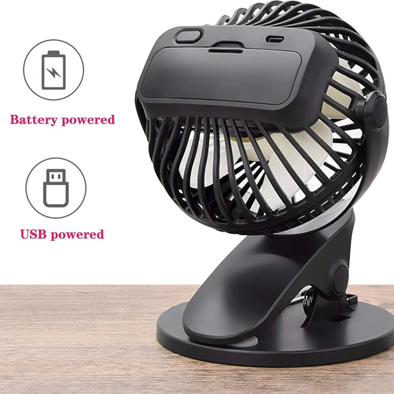 Портативный мини-Настольный вентилятор usb-вентилятор с зажимом для детской