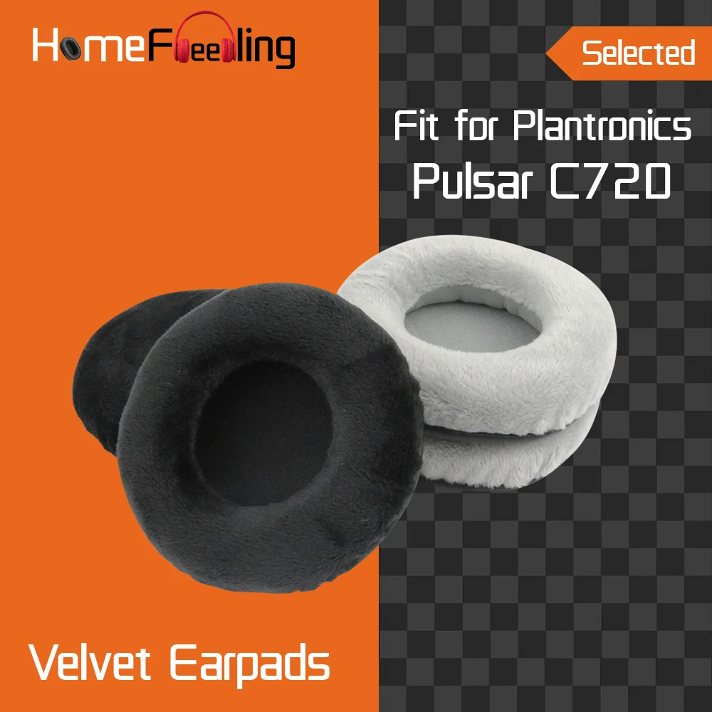 

Homefeeling Earpads for Plantronics Pulsar C720 Headphones Earpad Cushions Covers Velvet Ear Pad Replacement