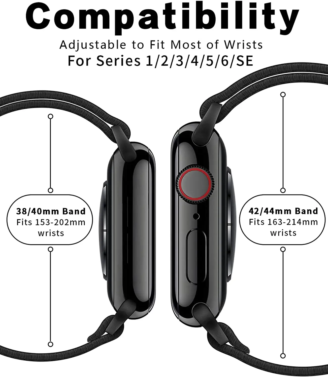 Ремешок резиновый для Apple watch band 40 мм 44 45 41 38 42 эластичный нейлоновый браслет соло