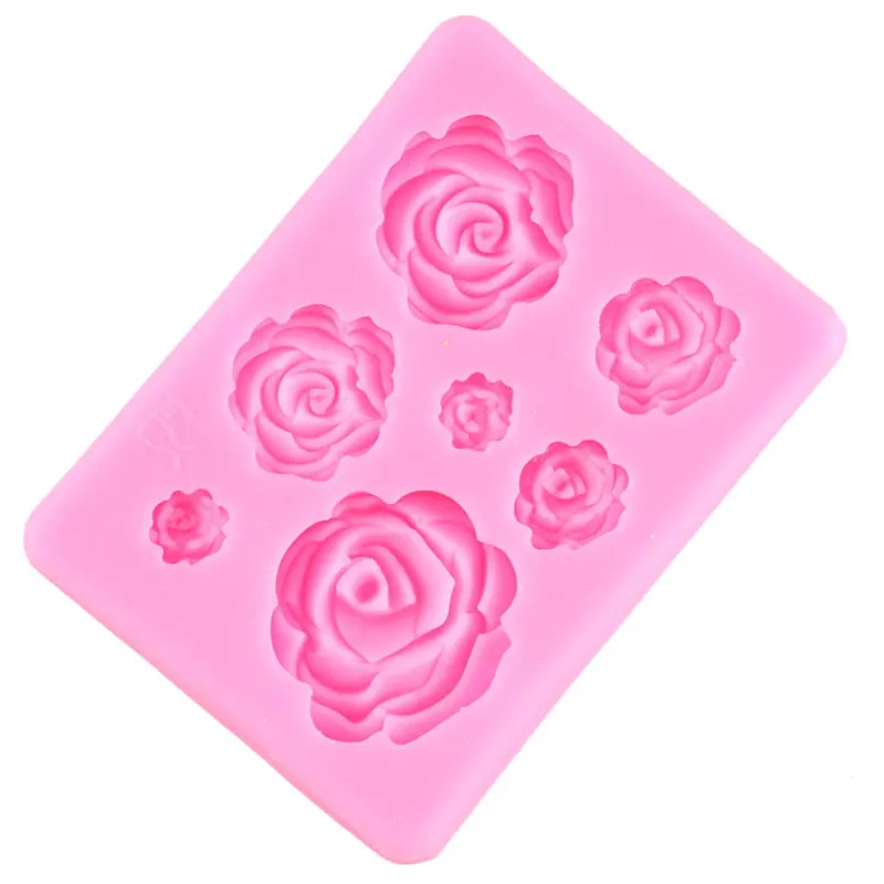 Роза силиконовые формы в виде цветка на свадьбу Топпинг для кексов инструменты