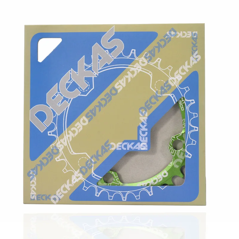 Оригинальный DECKAS MTB положительный и отрицательный зуб диск одиночный горный