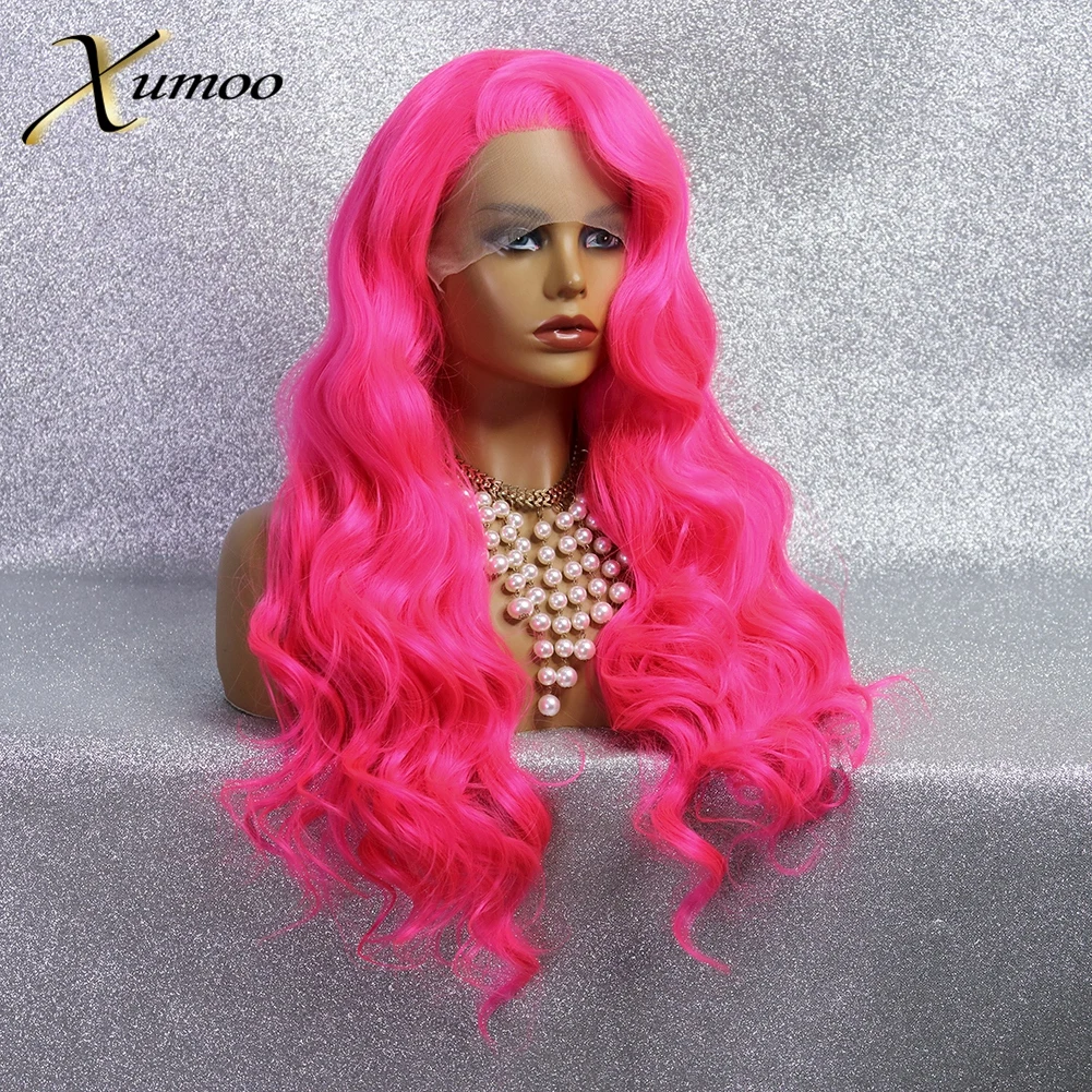 Парик XUMOO с волнистой поверхностью термостойкий вечерний Синтетический на сетке