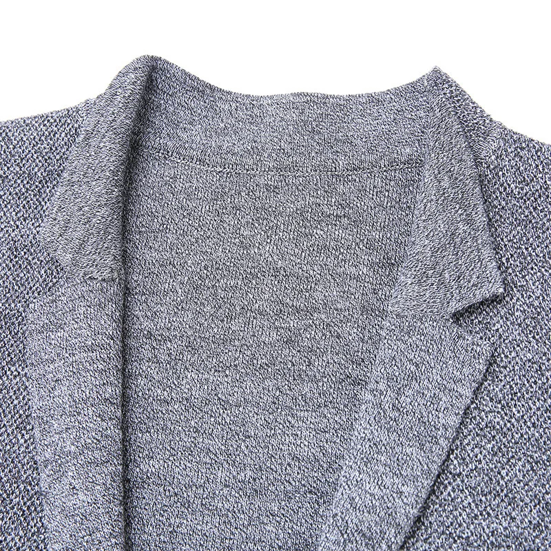 Зимние мужские свитера цвета хаки приталенные Повседневные вязаные кардиганы с