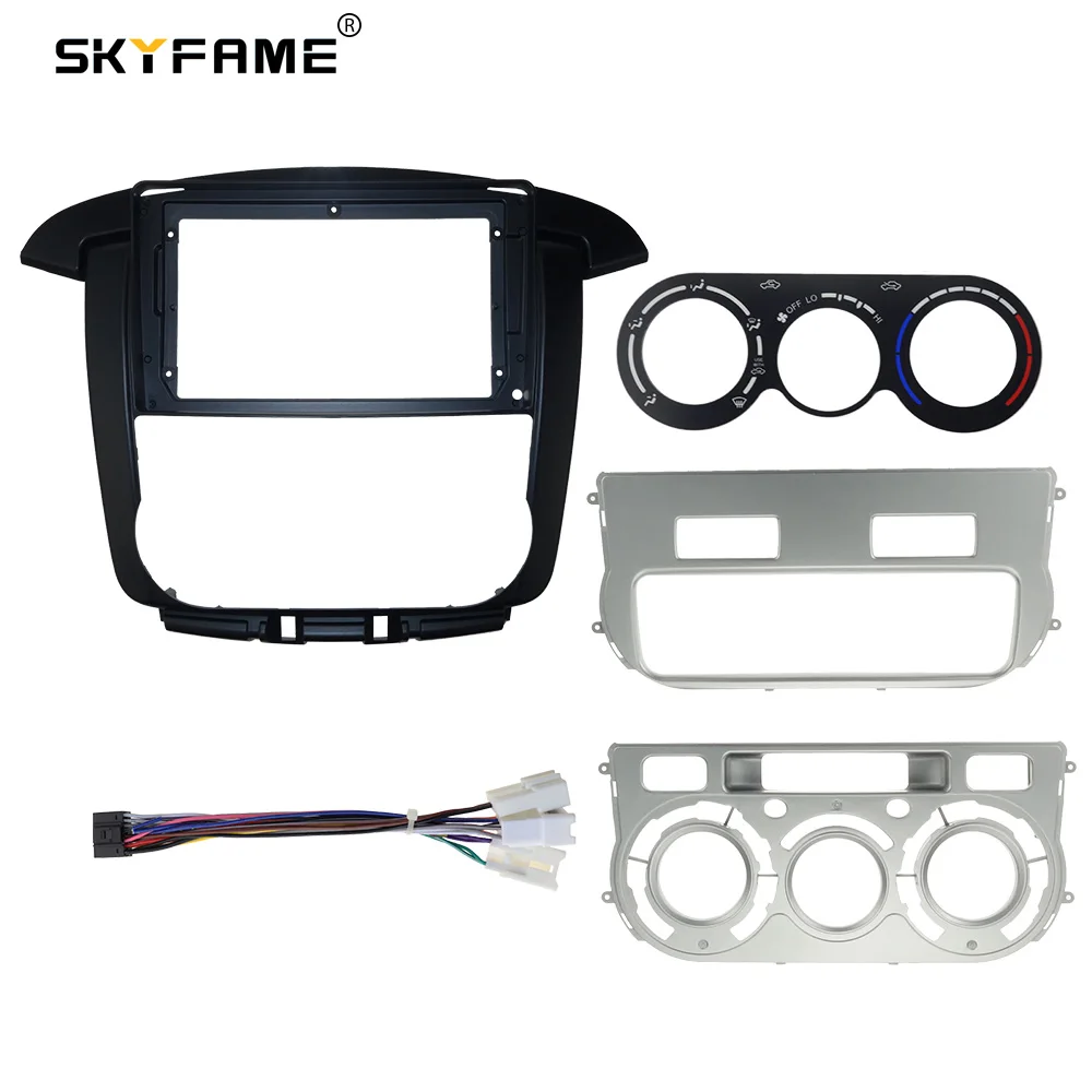 

SKYFAME Car Radio Fascia for TOYOTA INNOVA AVANZA 2011-2014 Stereo Android Dashboard Kit Face Plate