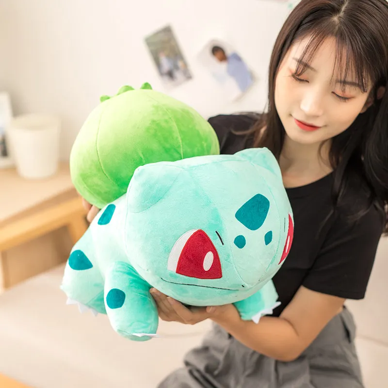 Большой размер Kawaii Balbasaur Пикачу лягушка плюшевая игрушка очень большая