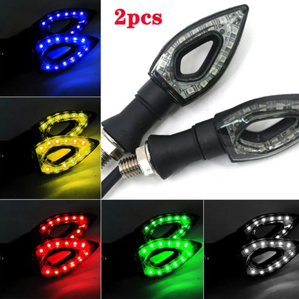 

2X Motorcycle refit accessories turn light assembly LED motorcycle 12V turn light direction light For Motorbike Suzuki KawasaKI