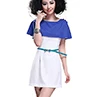 

Women's Fashion Candy Color Bowknot Faux Leather Thin Skinny Waistband Belt Sash