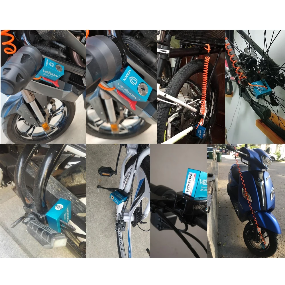 Велосипедный замок с дисковым тормозом 6 мм|Замки и затворы| |