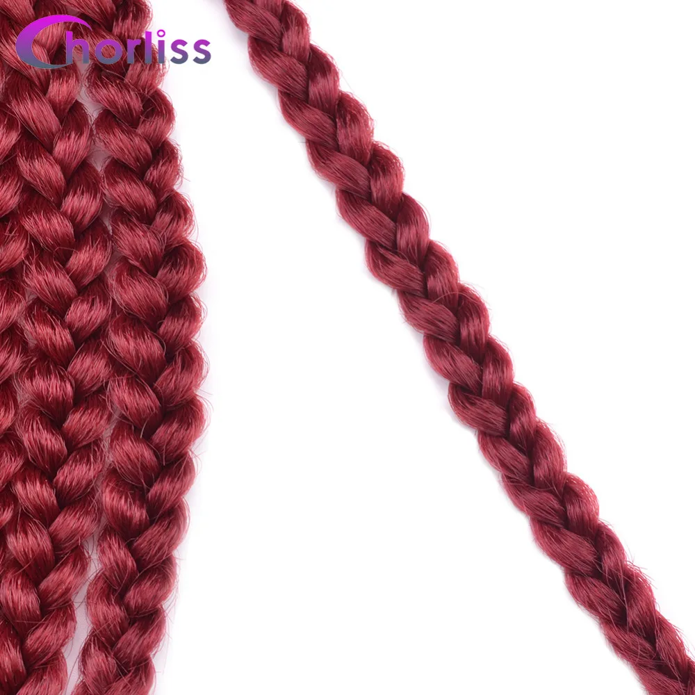 14 дюймов Синтетические жгуты для вплетания косички волос Chorliss натуральный