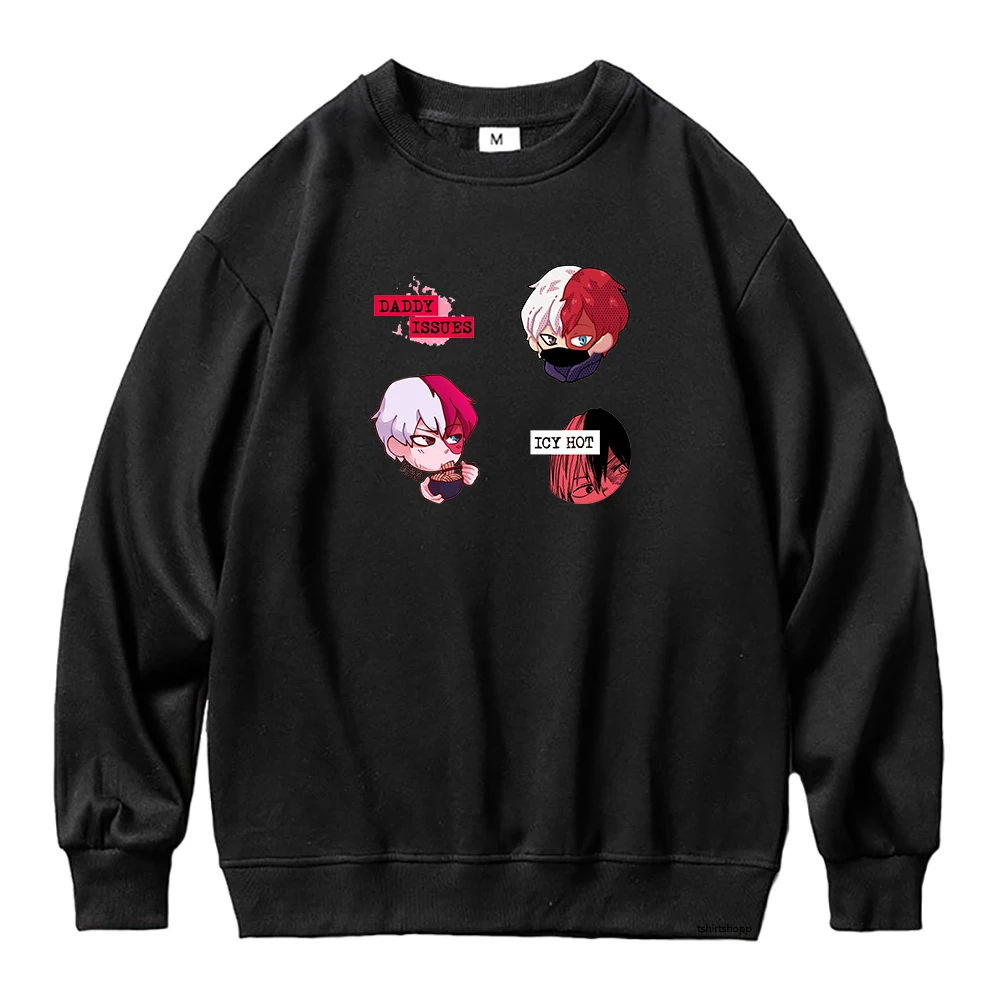 

Anime Shoto Hoodie Women Shoto Todoroki Hoodies Woman Harajuku Manga My Hero Academia Hoody Crew Neck Pullover Sweatshirt