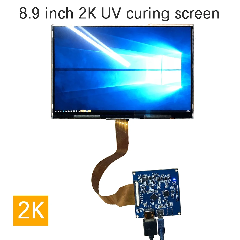 8 9 дюймов 2560*1600 WQXGA 2K ЖК модуль экран HDMI дисплей DIY проектор Набор сделай сам УФ