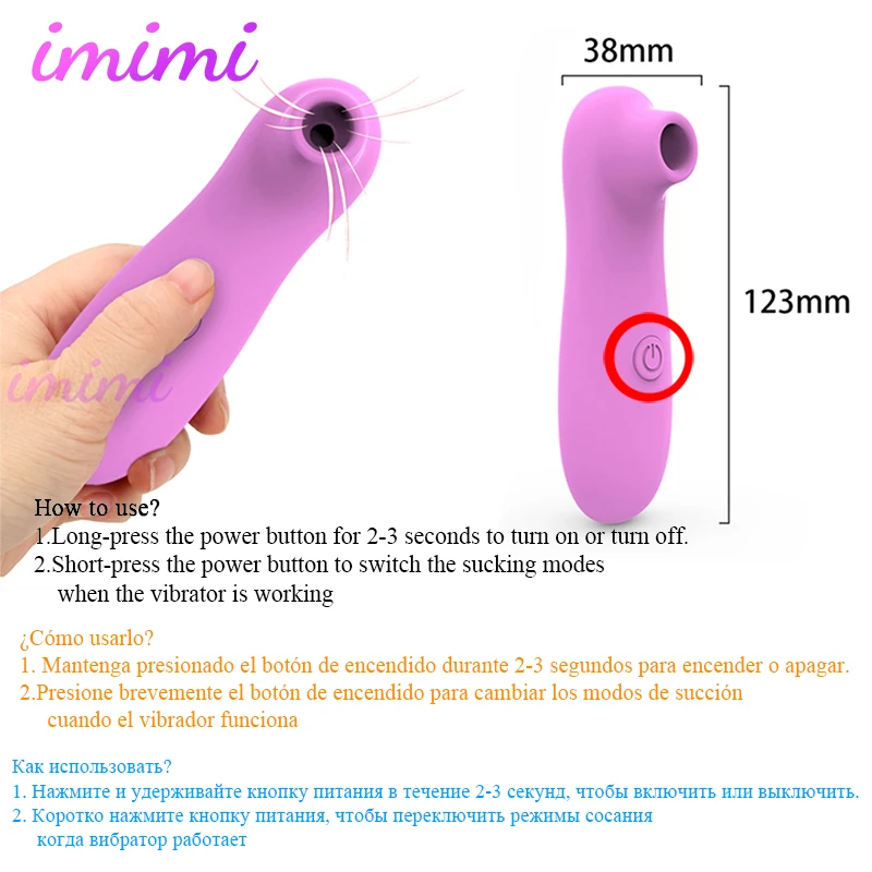 Женский мощный минет клитор сосание вибратор сосков G Spot мастурбатор для