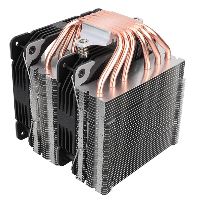 Тепловые трубки Segotep U6 Twin tower 6-контактный радиатор ARGB 200 Вт TDP PWM-вентилятор