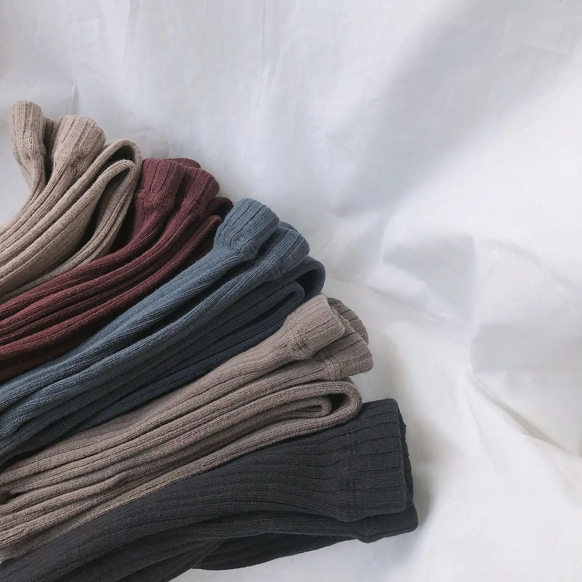 MYUDI/однотонные Детские леггинсы для мальчиков и девочек в рубчик из эластичного