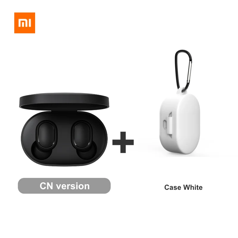 Xiaomi Redmi Airdots Xiaomi беспроводные наушники Голосовое управление Bluetooth 5,0 шумоподавление управление - Цвет: CN White case