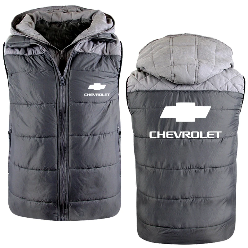 

Winter New Men's hoodie Chevrolet Car Logo Casual Thicken Sport Jacket Warm Wool Fleece High Quality Men's Zipper sweatshirt