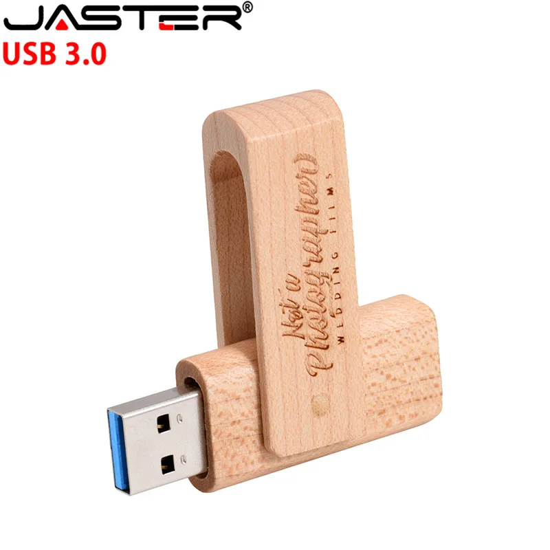 JASTER USB3.0 логотип клиента деревянный флеш-накопитель деревянная Флешка 4 ГБ 8 ГБ 16 ГБ 32 ГБ 64 Гб карта памяти(более 5 шт. бесплатный логотип
