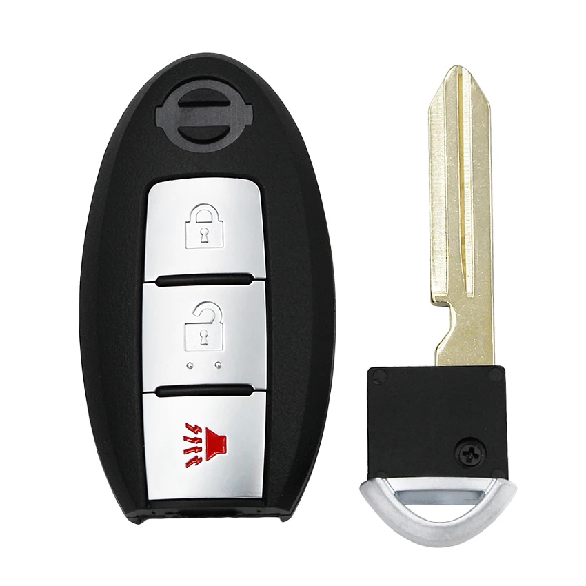 Умный дистанционный ключ брелок от машины с 3 кнопками без ключа чип ID46 для Nissan New