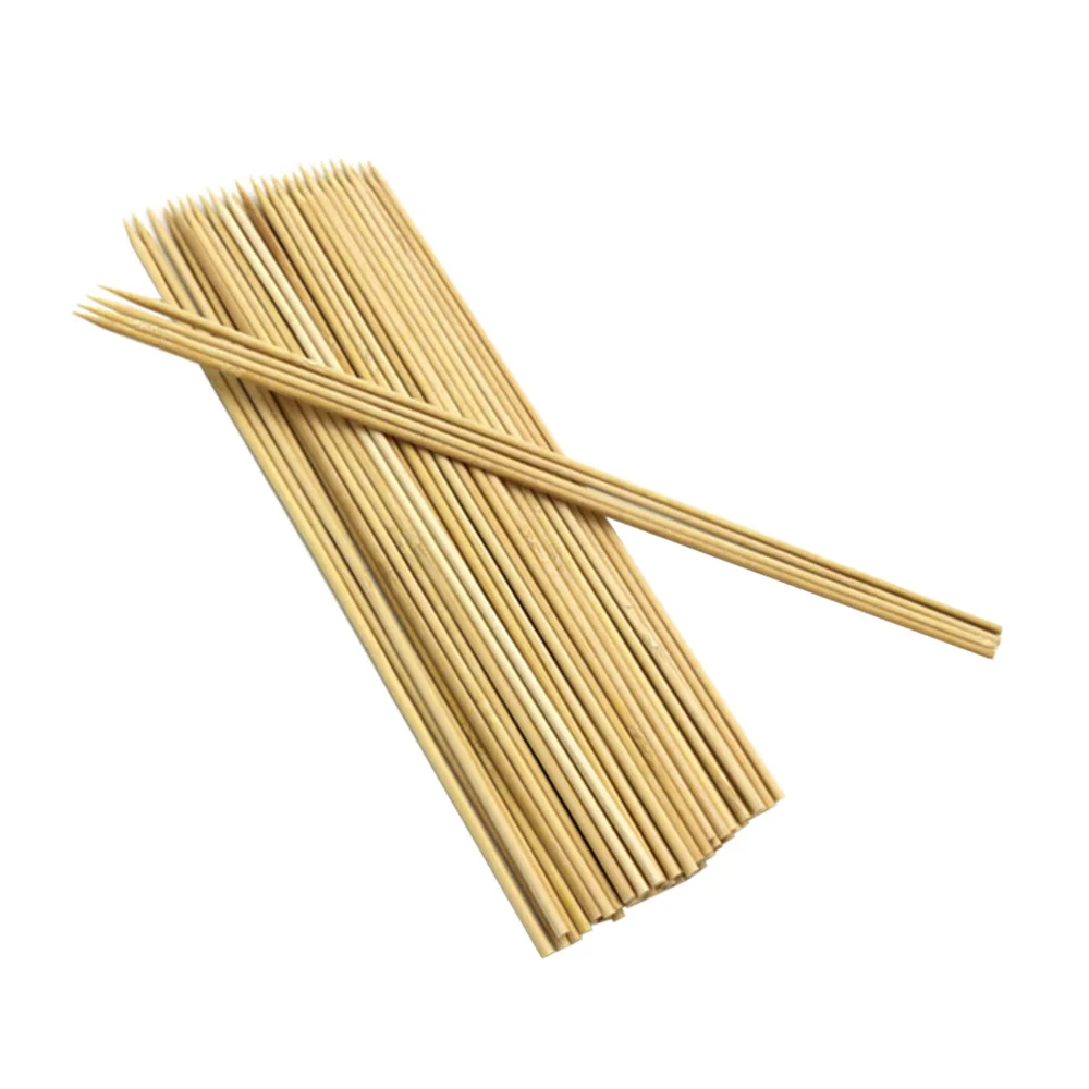 2 упаковки одноразовых бамбуковых палочек Штанга Для Запекания Мяса штанги для