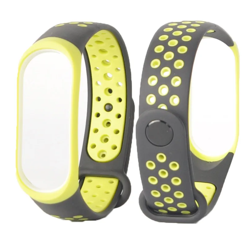 For Mi Band 5 6 4 strap sport Silicone watch wrist Bracelet miband accessories bracelet smart for Xiaomi mi band 3 | - Фото №1