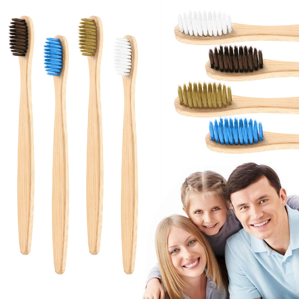 High Quality Toothbrush bamboo The Environmental Eco Natural Pure Antibacterial Bamboo For Home Soft / Adult | Дом и сад
