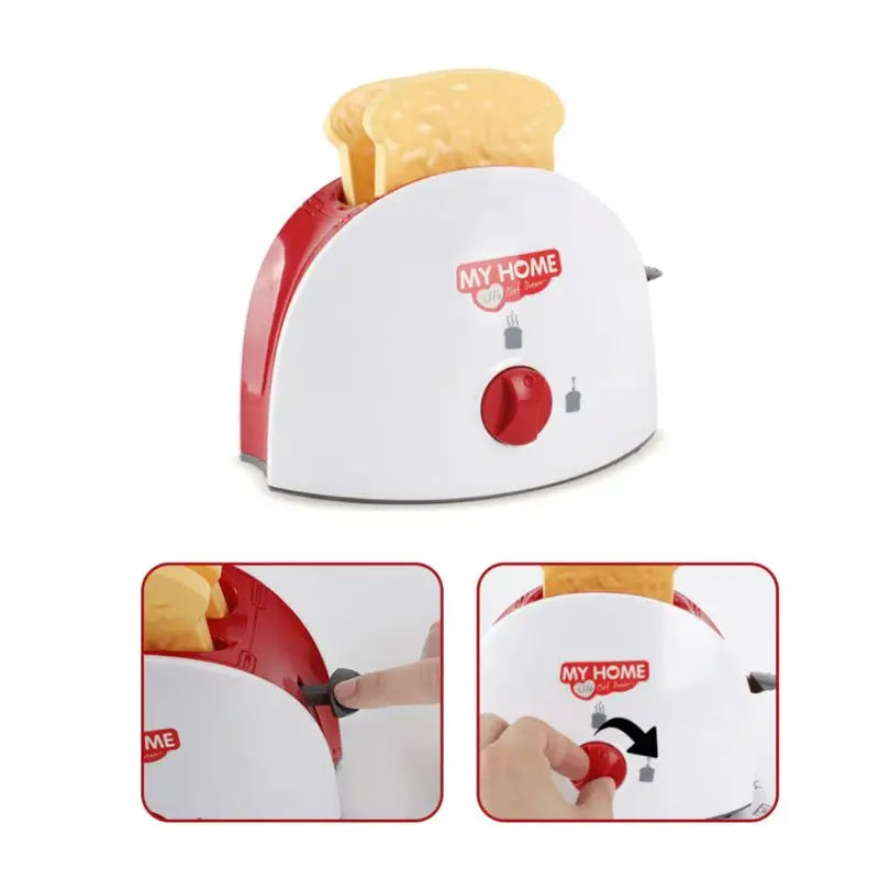

Simulation Pretend Play Bread Machine Kitchen Appliance Children Home Housework Funny Toys Gifts DXAD