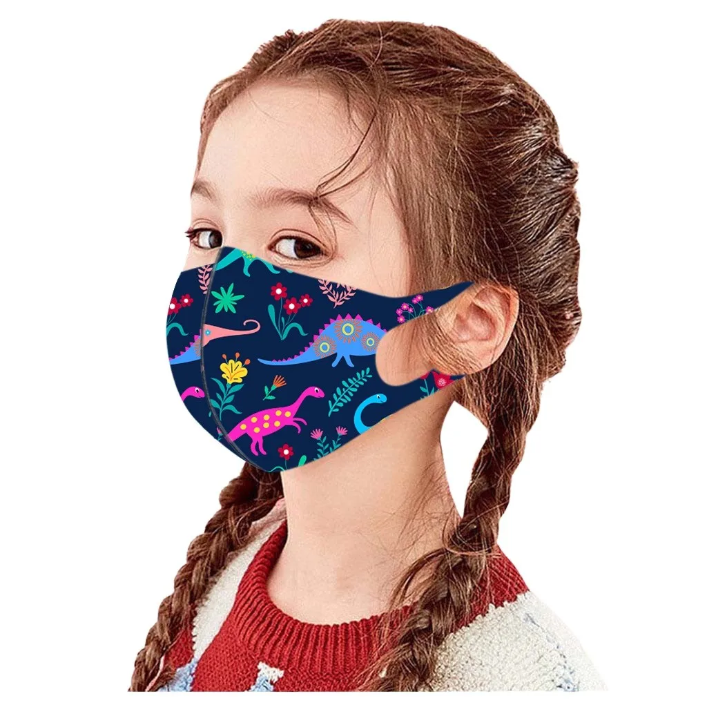 1pc Ice Silk Mask Kids Boys Grils Crazy Ocean World Skin-friendly Face Breathable Mouth Care Protect | Красота и здоровье