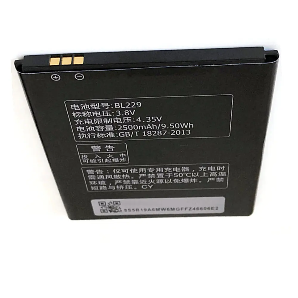 Оригинальный аккумулятор BL229 2500 мАч для Lenovo A8 A 8 A806 A808T аккумуляторы сотовых
