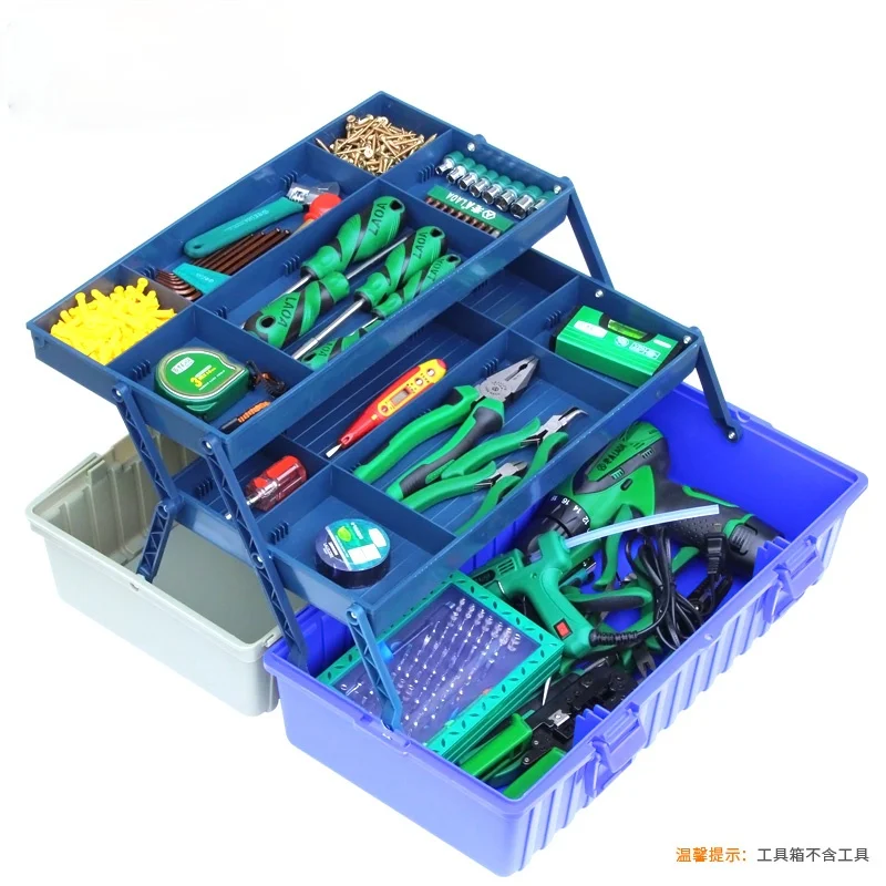 

Storage Box Organizer Tools Toolbox Home Portable Electrician Toolbox Abs Waterproof Werkzeugkoffer Tool Chest