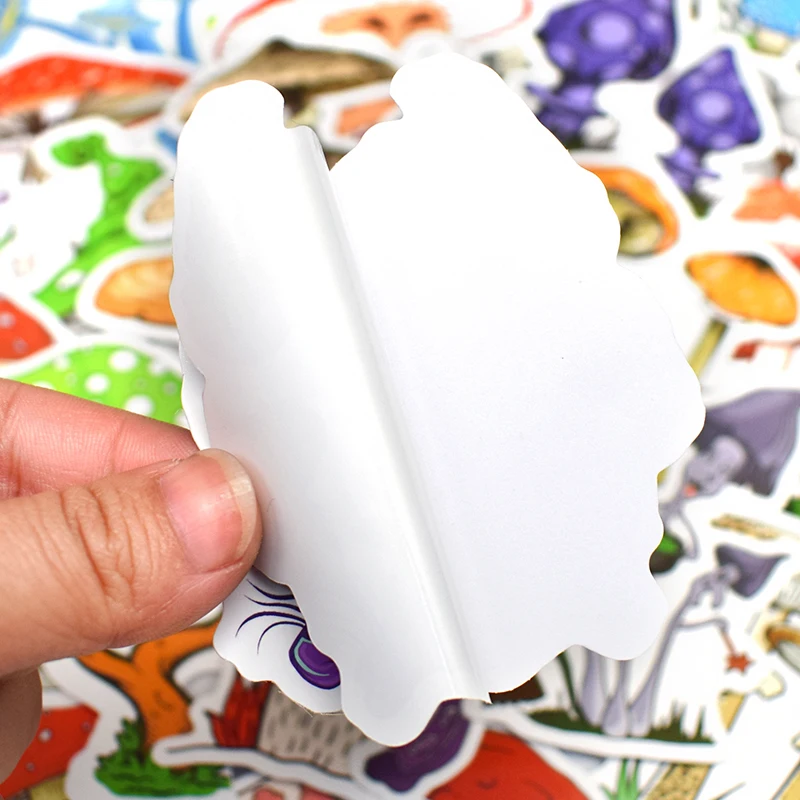 

50pcs Car Personality Sticker Guitar Suitcase Cute Colorful Mushroom Doodle Stickers Auto Motorcycle Body Graffiti Sticker