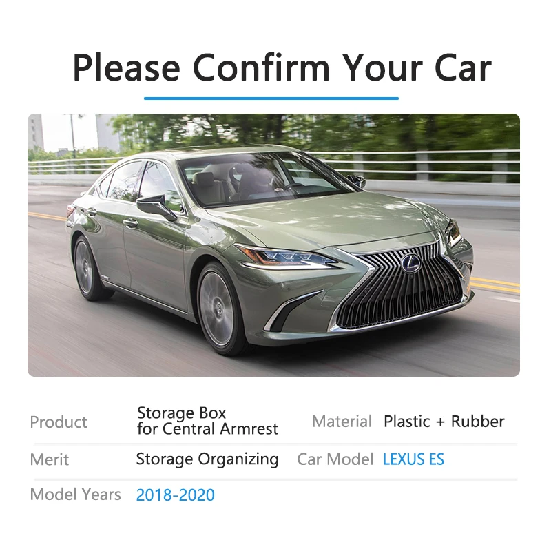 Органайзер для подлокотника LEXUS ES ES200 ES250 ES300h ES350 200 250 300h 350 2018 2019 2020|Наклейки на