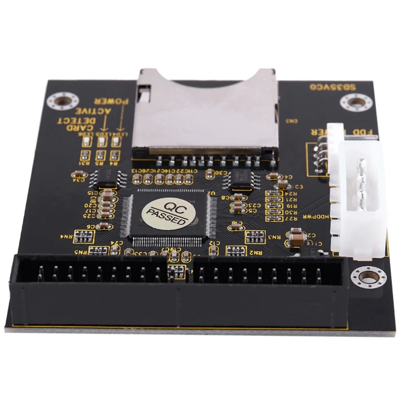 SD SDHC SDXC MMC карта до IDE 40Pin 3 5 дюймовый Штекерный адаптер|Кабели передачи данных| |