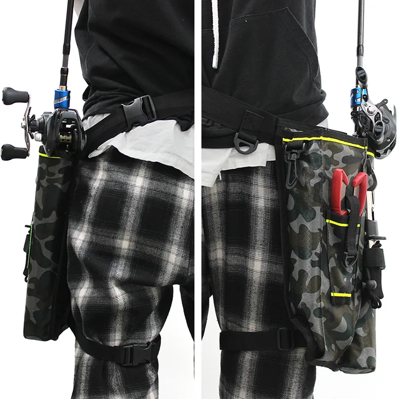 Переносная сумка для удочки из ткани Оксфорд поясная активного отдыха