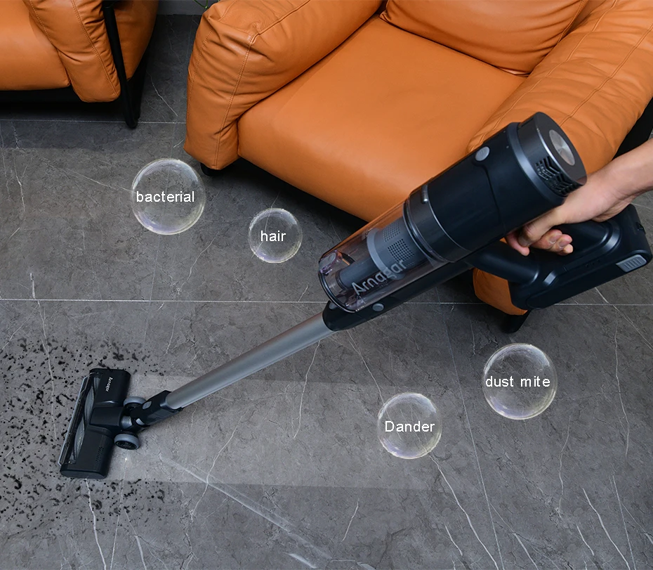 Arnagar V12 ручной беспроводной пылесос 350 Вт бытовой Аккумуляторный потрясающим