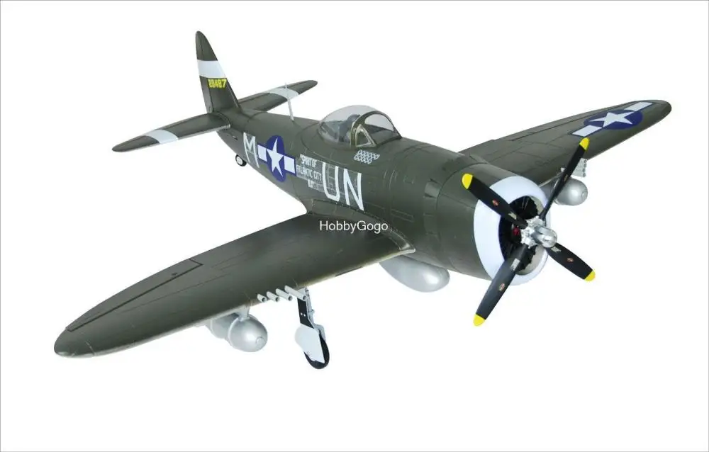 FMS P-47 Green Warbid EPO 6CH 1400 мм радиоуправляемая модель самолета Warbird PNP бесщеточный двигатель 4250-KV500 мощность 65A ESC