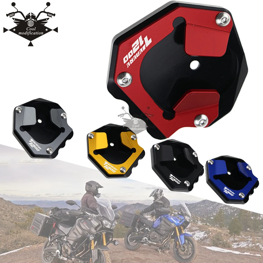 

For Yamaha XT1200Z Super Tenere 1200 2014-2021 2019 2020 Motorcycle Accessories CNC Aluminum Side Stand Enlarge Foot Pad