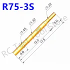 100 шт., пружинный зонд диаметром 1,32 мм и длиной 26,2 мм