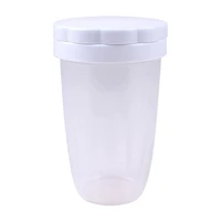 household plastic powder chocolate shaker icing sugar powder sieve flour powder cocoa diy coffee sifter shaker with cover