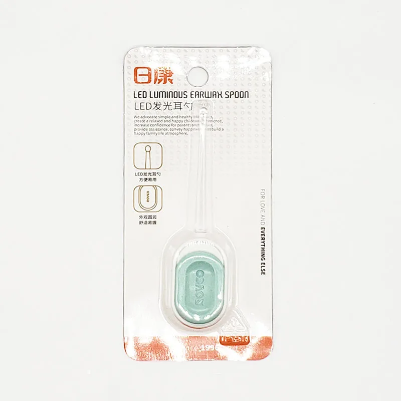 Rikang Baby Ear cleaner LED EarSpoon Care Ears Cleaning with Light Earwax Spoon Digging Tool Syringe | Мать и ребенок