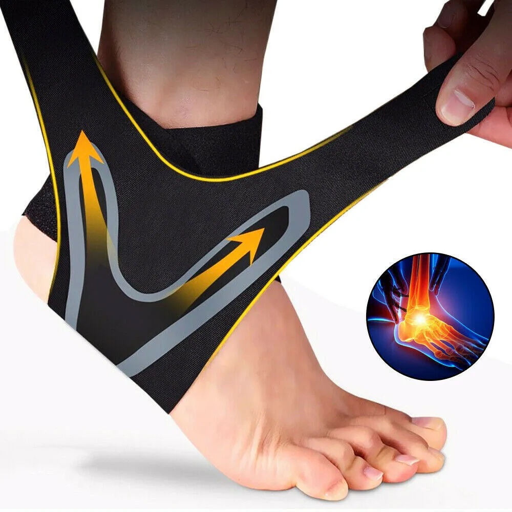 

1 PC Fitness Sports Ankle Brace Gym Elastic Ankle Support Gear Foot Weights Wraps Protector Legs Power Weightlifting