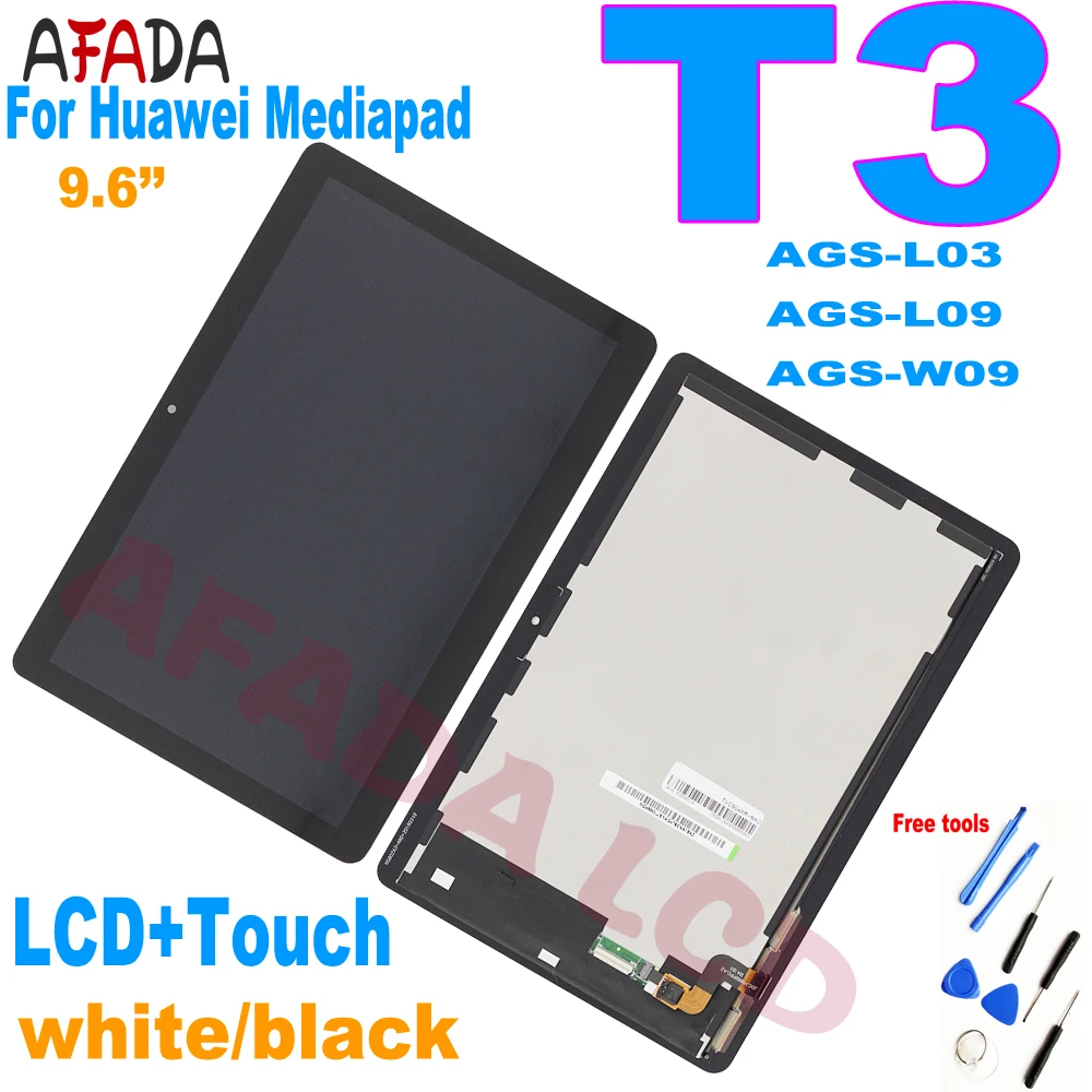 Новый 9 6 &quotЖК дисплей для Huawei MediaPad T3 10 AGS L03 L09 W09 сенсорный экран дигитайзер сборки